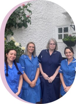 Care team at Standon House Care Home